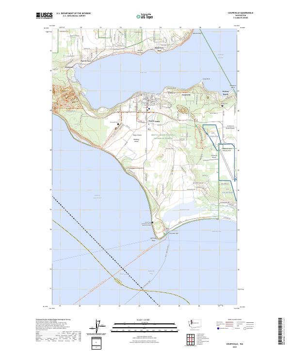 US Topo 7.5-minute map for Coupeville WA