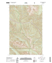 US Topo 7.5-minute map for Crater Mountain WA