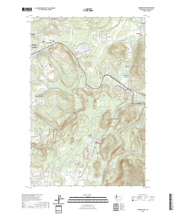 US Topo 7.5-minute map for Cumberland WA