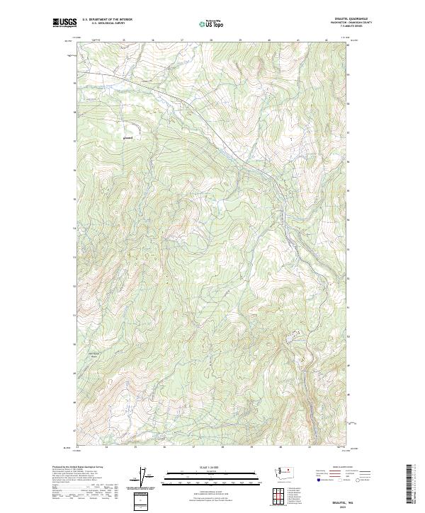 US Topo 7.5-minute map for Disautel WA