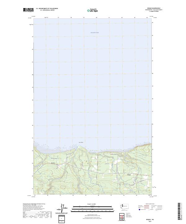 US Topo 7.5-minute map for Disque WA