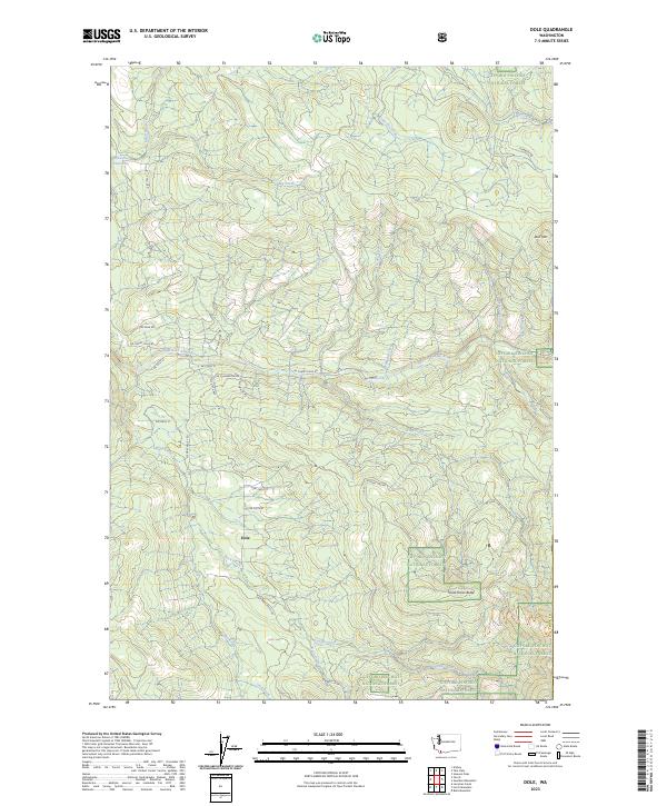 US Topo 7.5-minute map for Dole WA