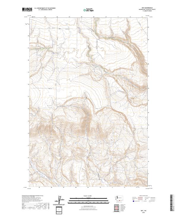 US Topo 7.5-minute map for Dot WA