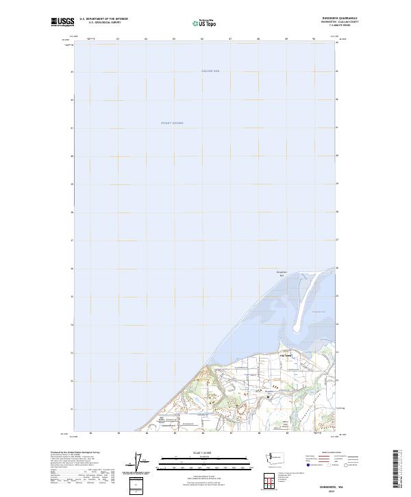 US Topo 7.5-minute map for Dungeness WA