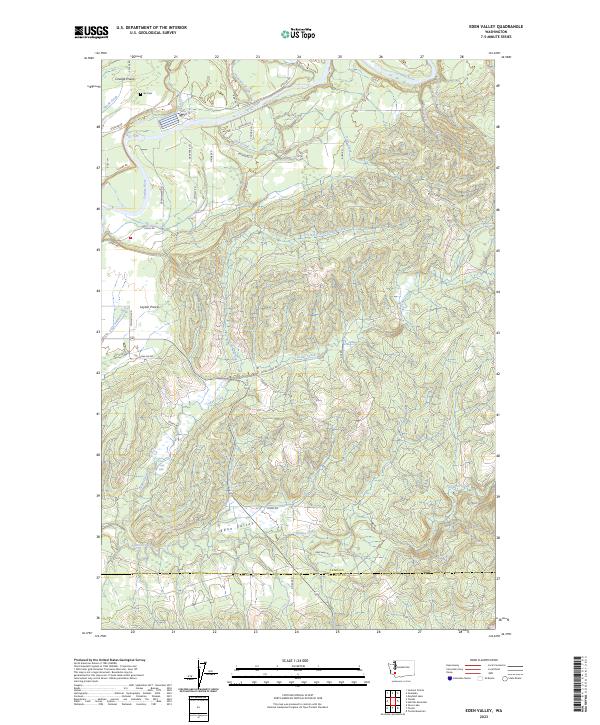 US Topo 7.5-minute map for Eden Valley WA