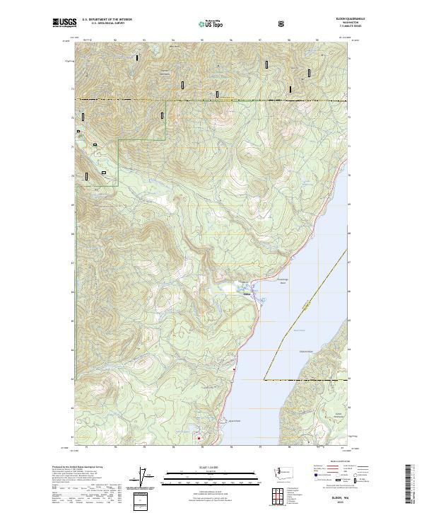 US Topo 7.5-minute map for Eldon WA