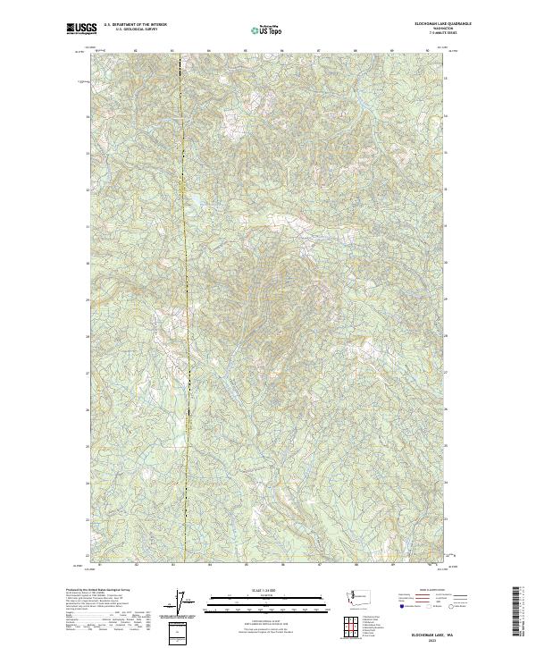 US Topo 7.5-minute map for Elochoman Lake WA