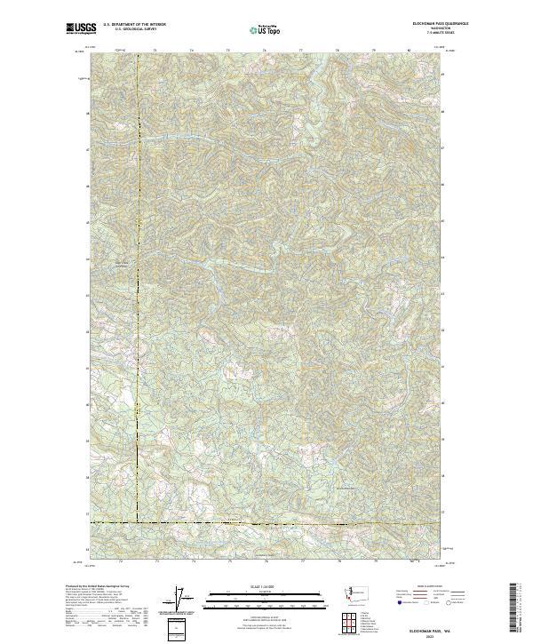 US Topo 7.5-minute map for Elochoman Pass WA