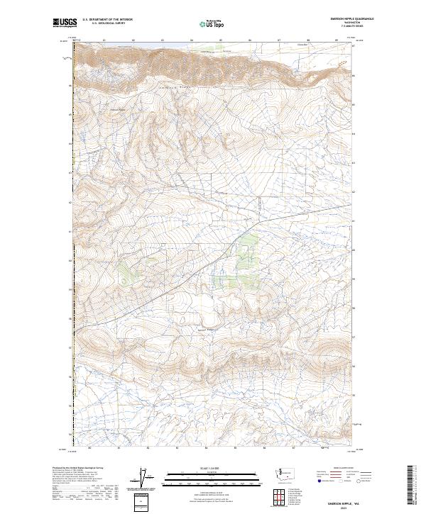 US Topo 7.5-minute map for Emerson Nipple WA