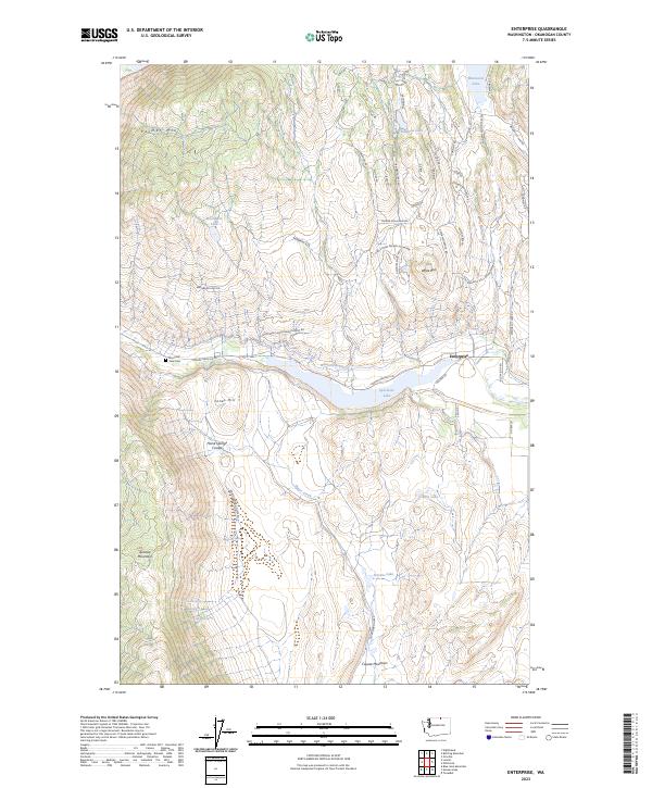 US Topo 7.5-minute map for Enterprise WA