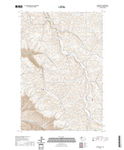 US Topo 7.5-minute map for Ewartsville WA