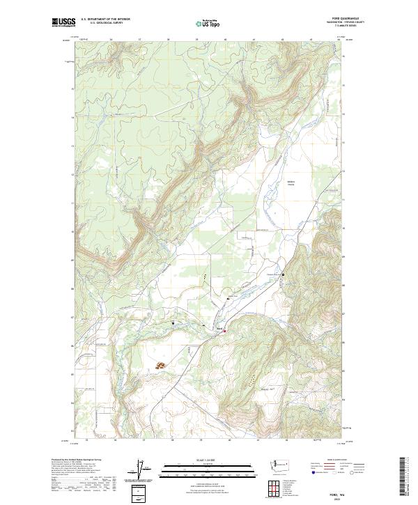 US Topo 7.5-minute map for Ford WA