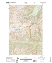 US Topo 7.5-minute map for Glacier Peak East WA