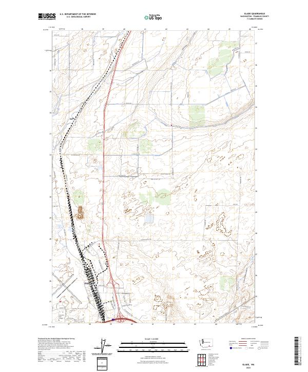 US Topo 7.5-minute map for Glade WA