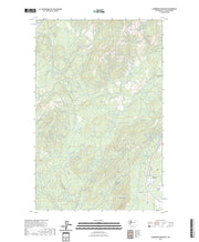 US Topo 7.5-minute map for Gunderson Mountain WA