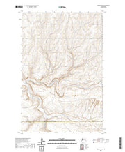 US Topo 7.5-minute map for Harrington SE WA