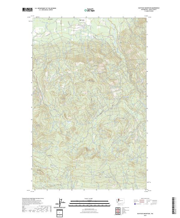 US Topo 7.5-minute map for Haystack Mountain WA