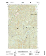 US Topo 7.5-minute map for Helmer Mountain WAID