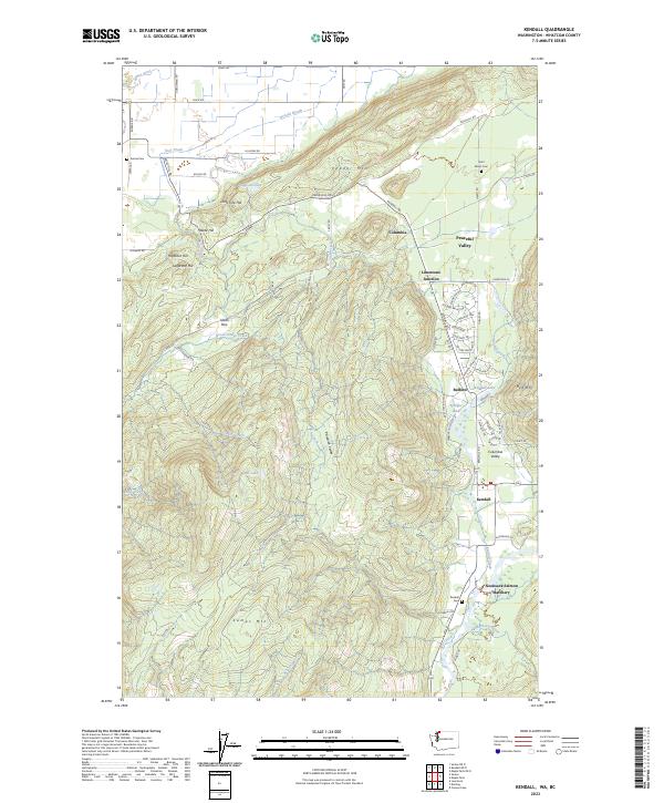 US Topo 7.5-minute map for Kendall WABC