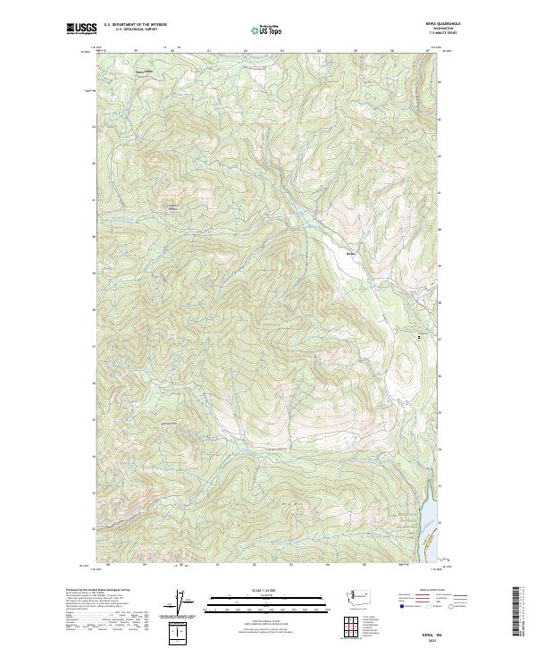 US Topo 7.5-minute map for Kewa WA