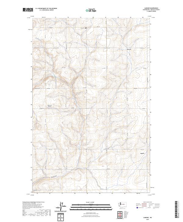 US Topo 7.5-minute map for Lamoine WA