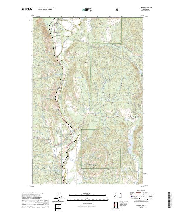 US Topo 7.5-minute map for Laurier WABC