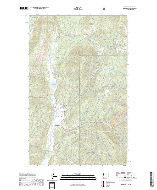 US Topo 7.5-minute map for Leadpoint WABC