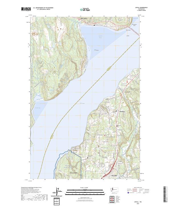 US Topo 7.5-minute map for Lofall WA