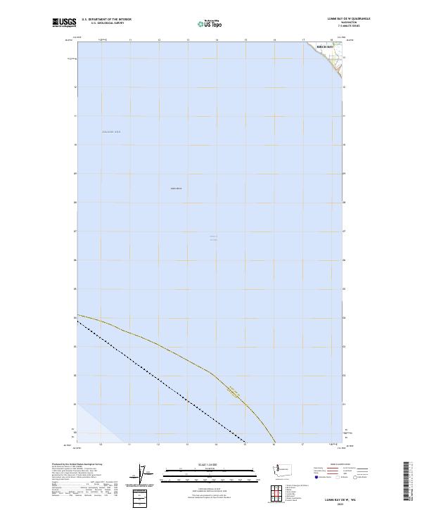 US Topo 7.5-minute map for Lummi Bay OE W WA