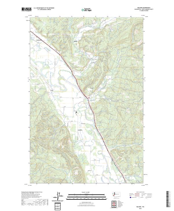 US Topo 7.5-minute map for Malone WA