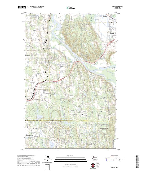 US Topo 7.5-minute map for Maltby WA