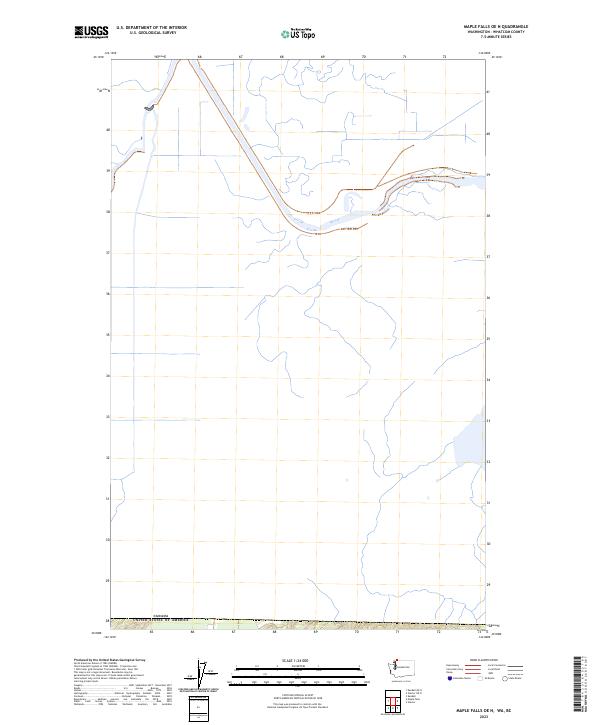 US Topo 7.5-minute map for Maple Falls OE N WABC