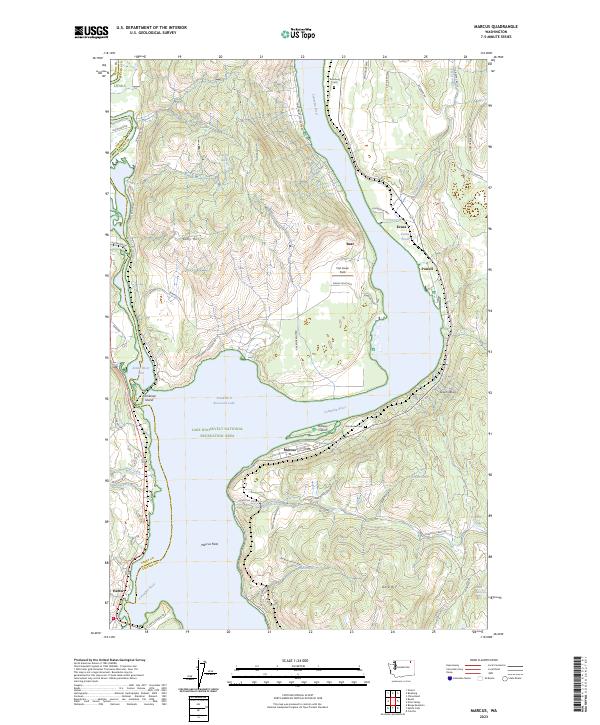 US Topo 7.5-minute map for Marcus WA