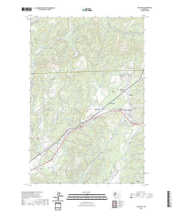 US Topo 7.5-minute map for McCleary WA