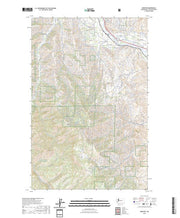 US Topo 7.5-minute map for Monitor WA