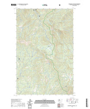 US Topo 7.5-minute map for Monumental Mountain WA