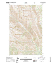 US Topo 7.5-minute map for Mount Barney WA