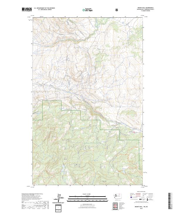 US Topo 7.5-minute map for Mount Hull WABC