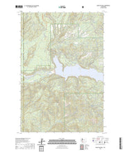 US Topo 7.5-minute map for Mount Mitchell WA