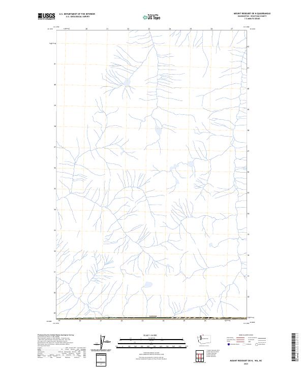 US Topo 7.5-minute map for Mount Redoubt OE N WABC