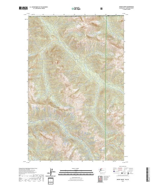 US Topo 7.5-minute map for Mount Sefrit WABC