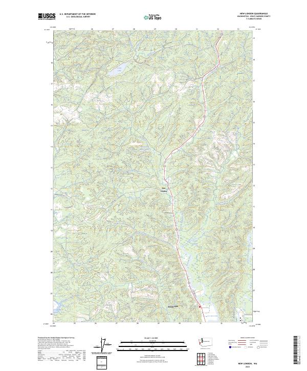 US Topo 7.5-minute map for New London WA