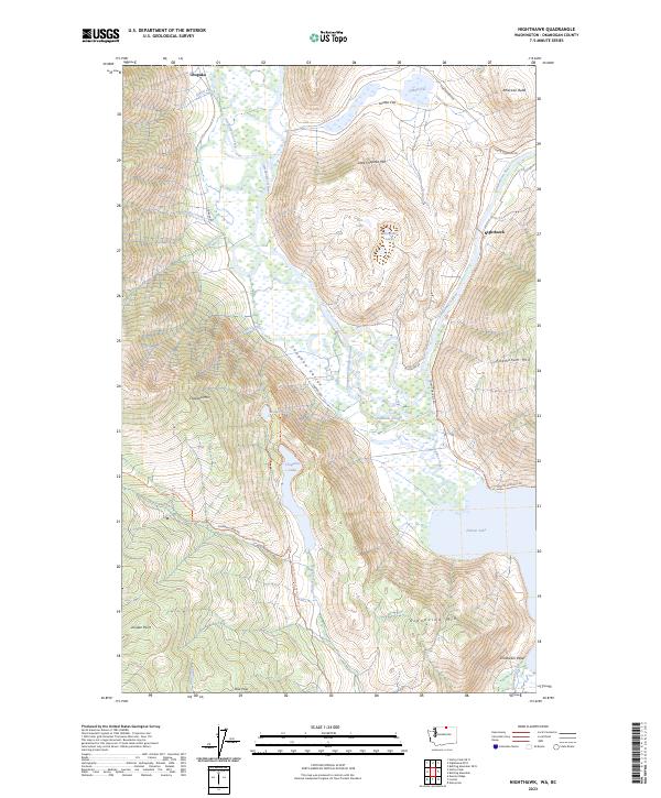 US Topo 7.5-minute map for Nighthawk WABC