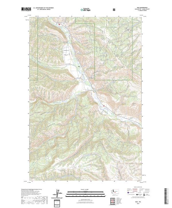 US Topo 7.5-minute map for Nile WA