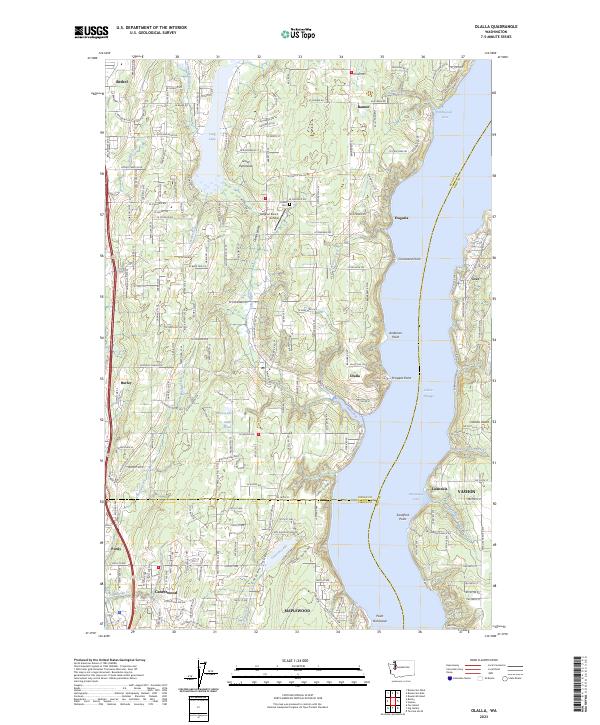 US Topo 7.5-minute map for Olalla WA