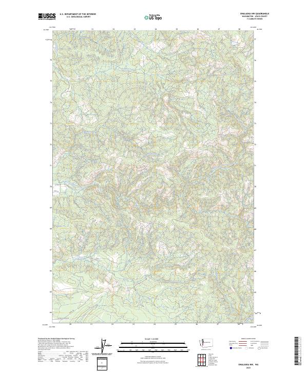 US Topo 7.5-minute map for Onalaska NW WA