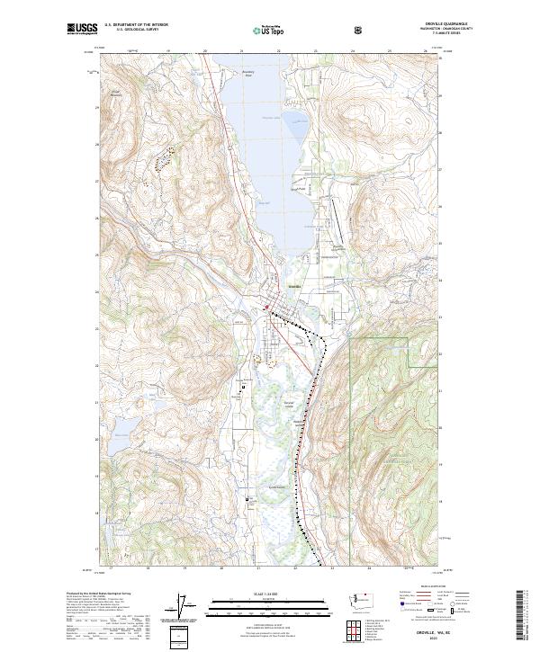 US Topo 7.5-minute map for Oroville WABC