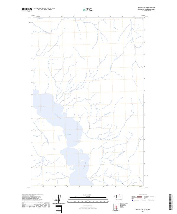 US Topo 7.5-minute map for Oroville OE N WABC