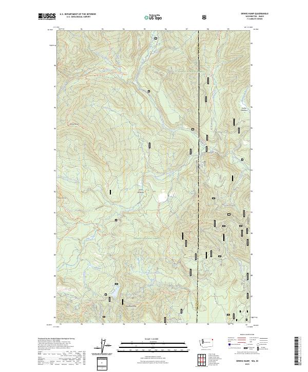 US Topo 7.5-minute map for Orwig Hump WAID