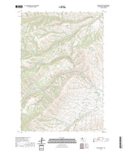 US Topo 7.5-minute map for Pine Mountain WA